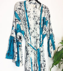 Vintage Sari Kimono Long