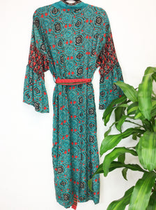 Vintage Sari Kimono Long