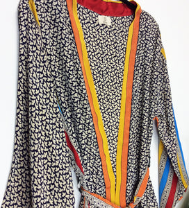 Vintage Sari Kimono Long