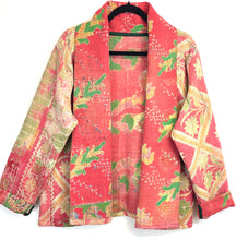 Load image into Gallery viewer, Kantha Short Jacket (Free Size)
