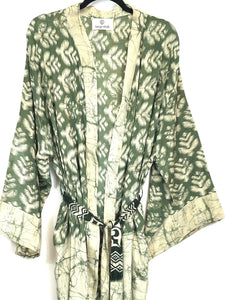 Vintage Sari Kimono Long