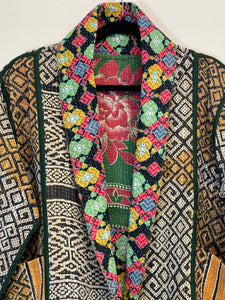 Kantha Short Jacket (Free Size)