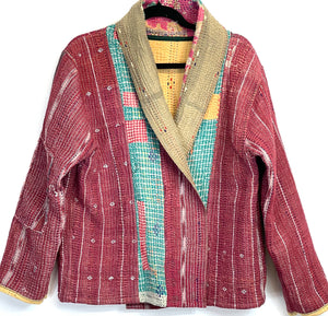 Kantha Short Jacket (Free Size)