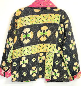 Kantha Short Jacket (free size)