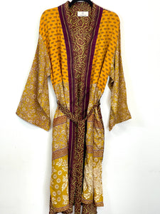 Vintage Sari Kimono Long