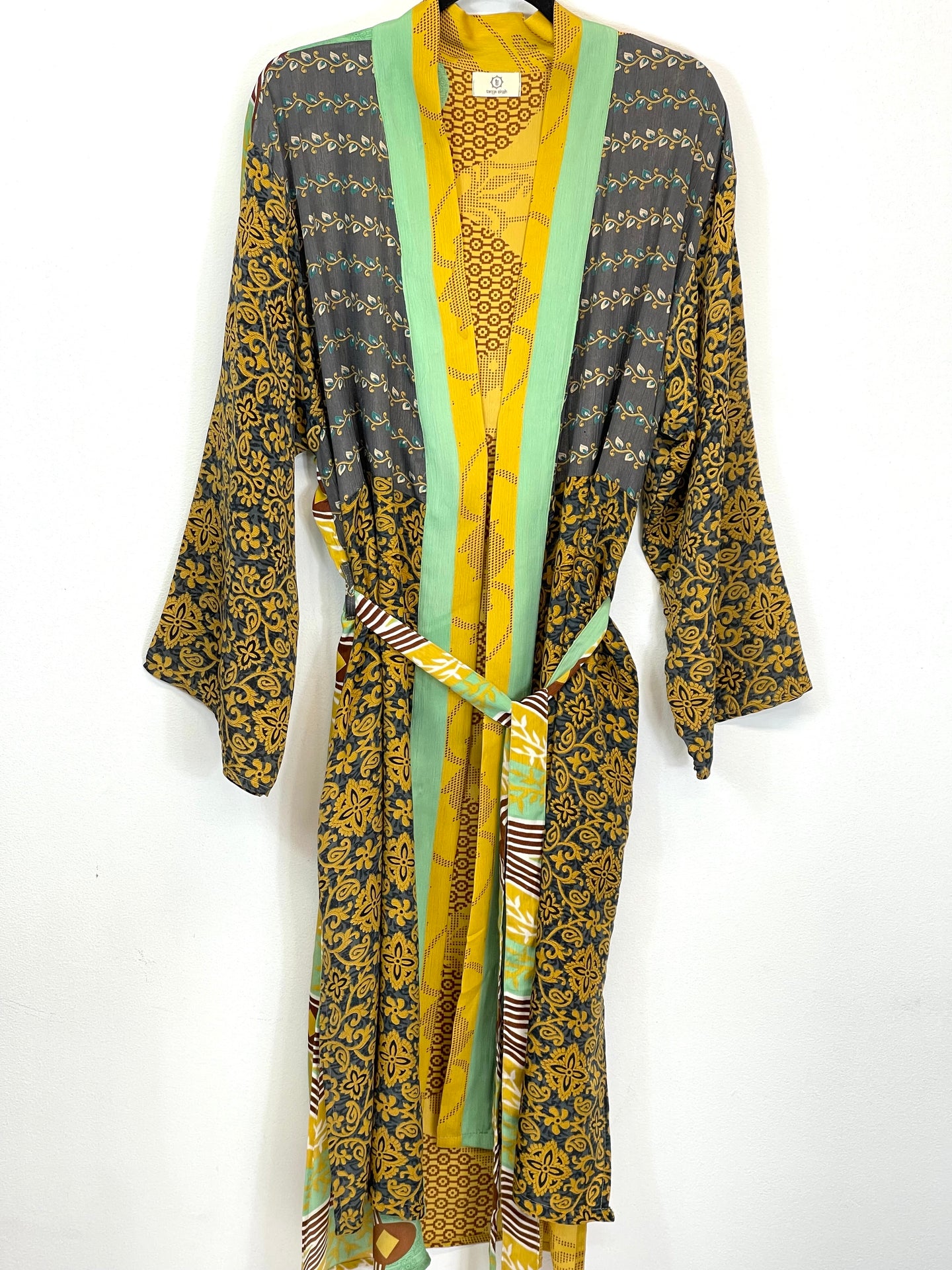 Vintage Sari Kimono Long