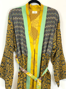 Vintage Sari Kimono Long