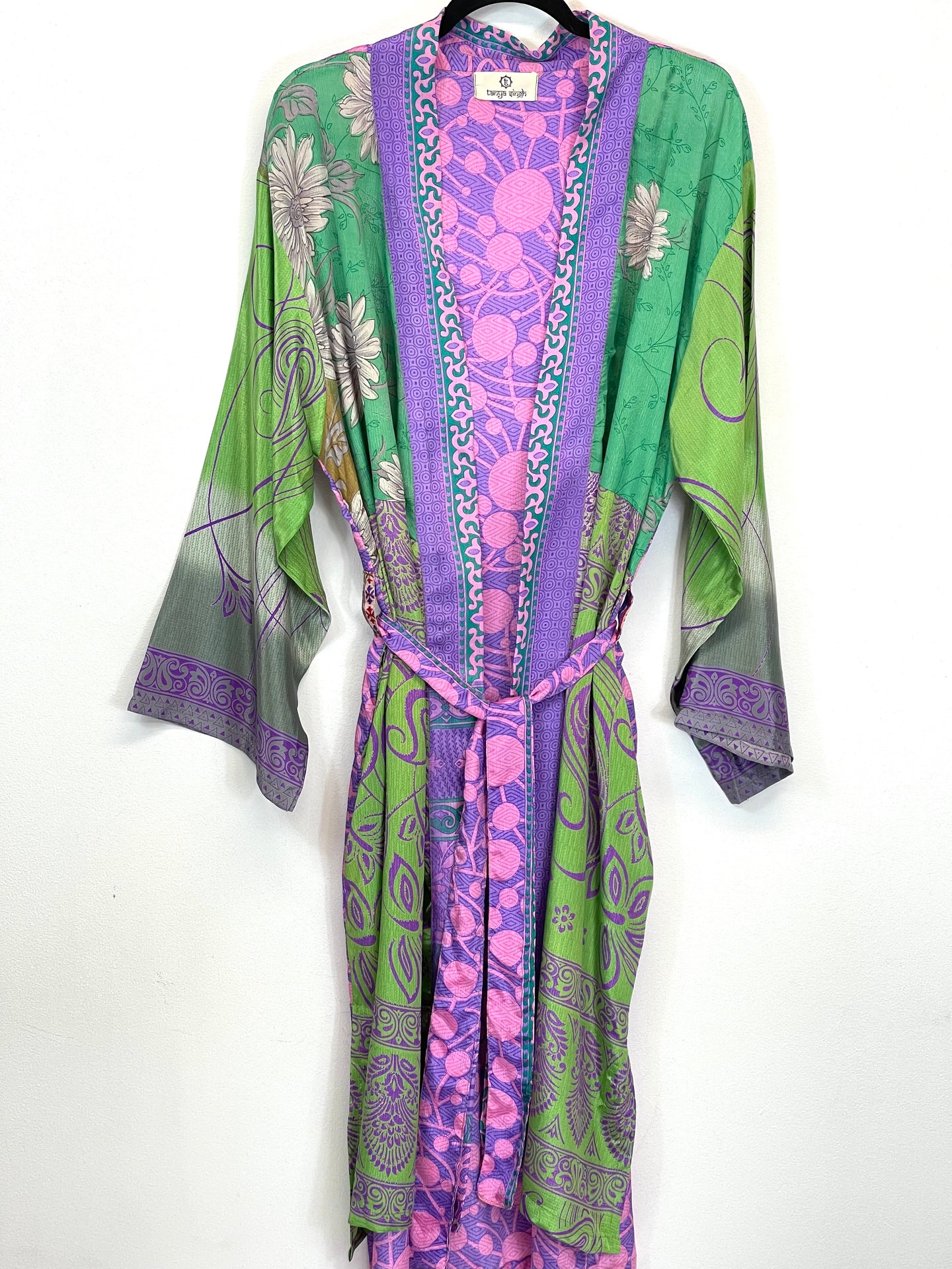 Vintage Sari Kimono Long