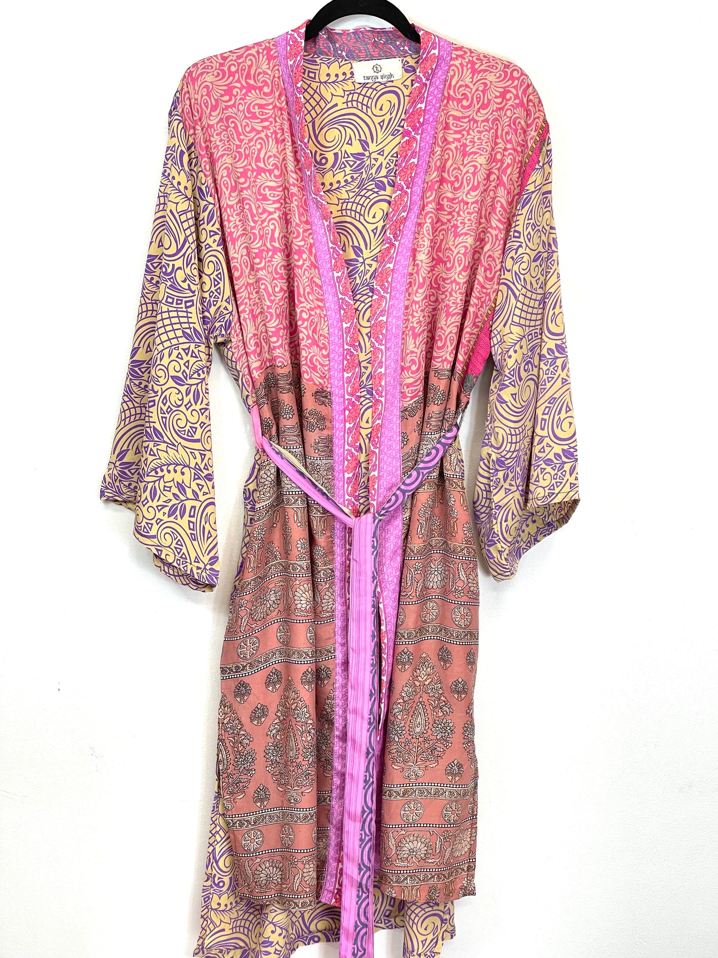 Vintage Sari Kimono Long