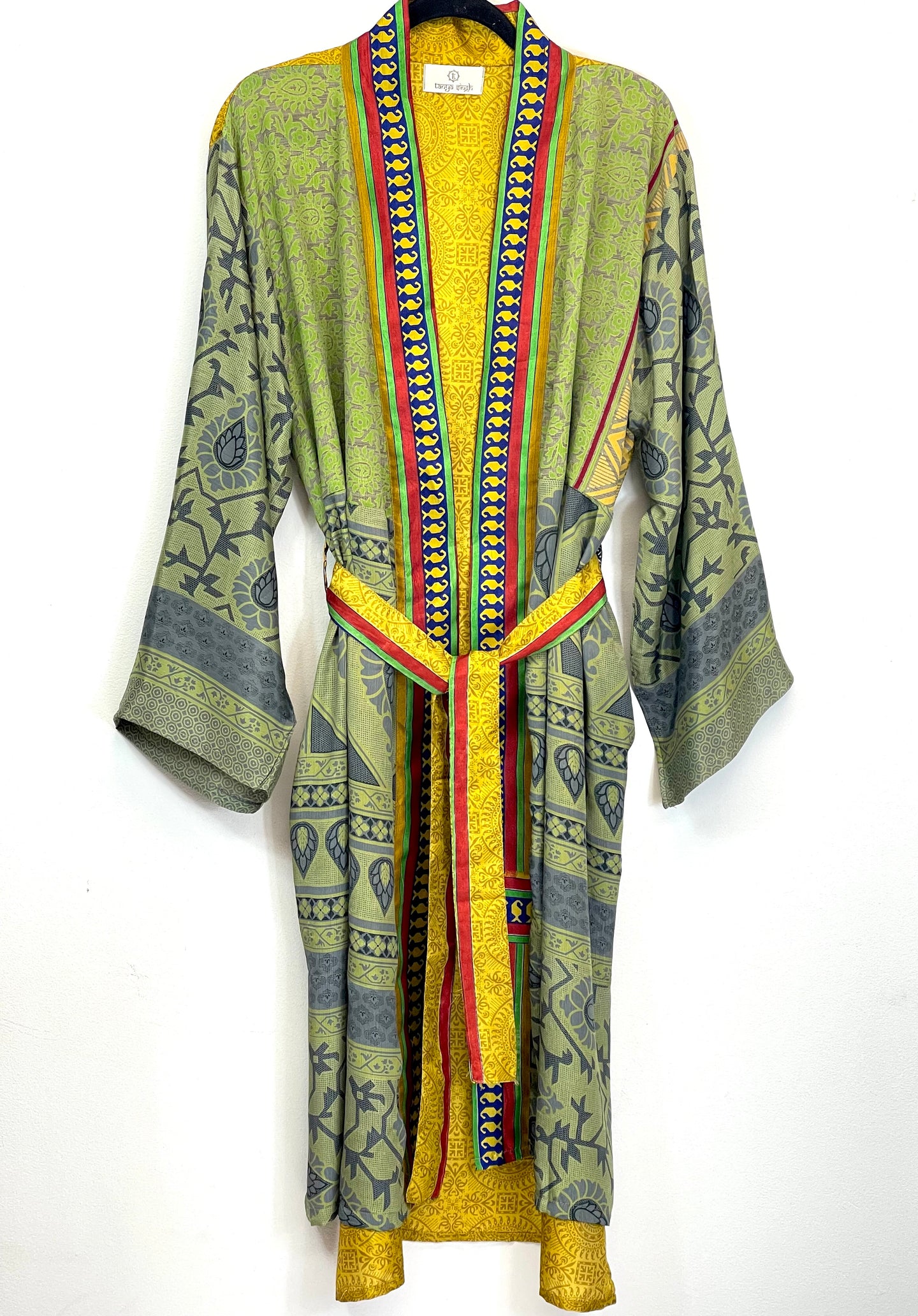 Vintage Sari Kimono Long