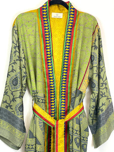 Vintage Sari Kimono Long