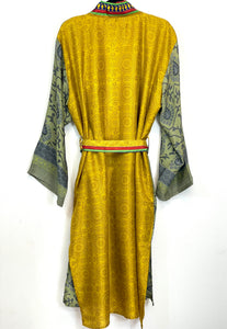 Vintage Sari Kimono Long