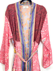 Vintage Sari Kimono Long