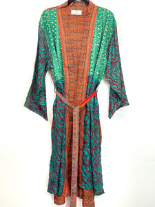 Vintage Sari Kimono Long