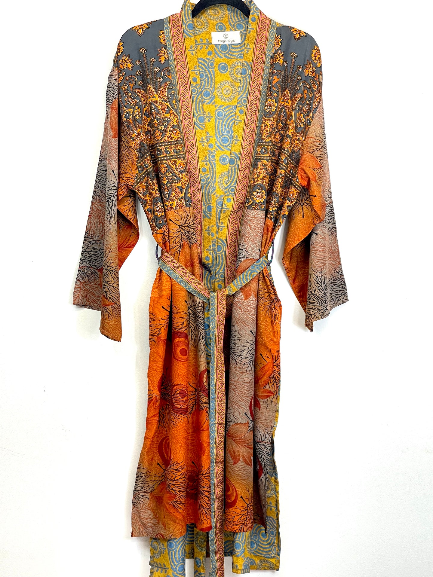Vintage Sari Kimono Long