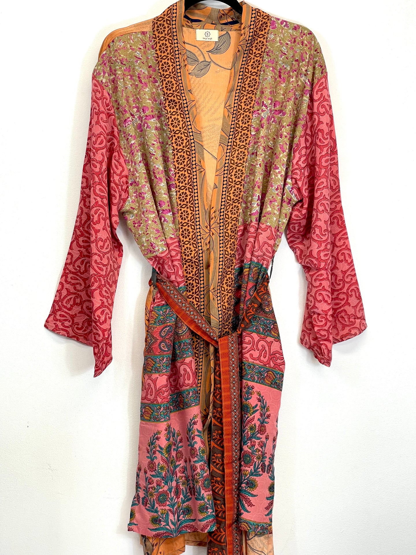 Vintage Sari Kimono Long