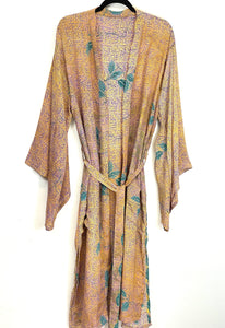 Vintage Sari Kimono Long