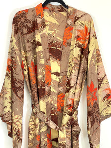 Vintage Sari Kimono Long