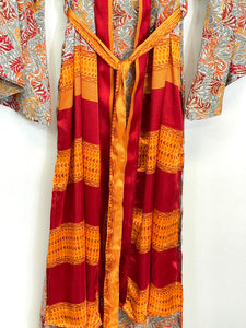 Vintage Sari Kimono Long