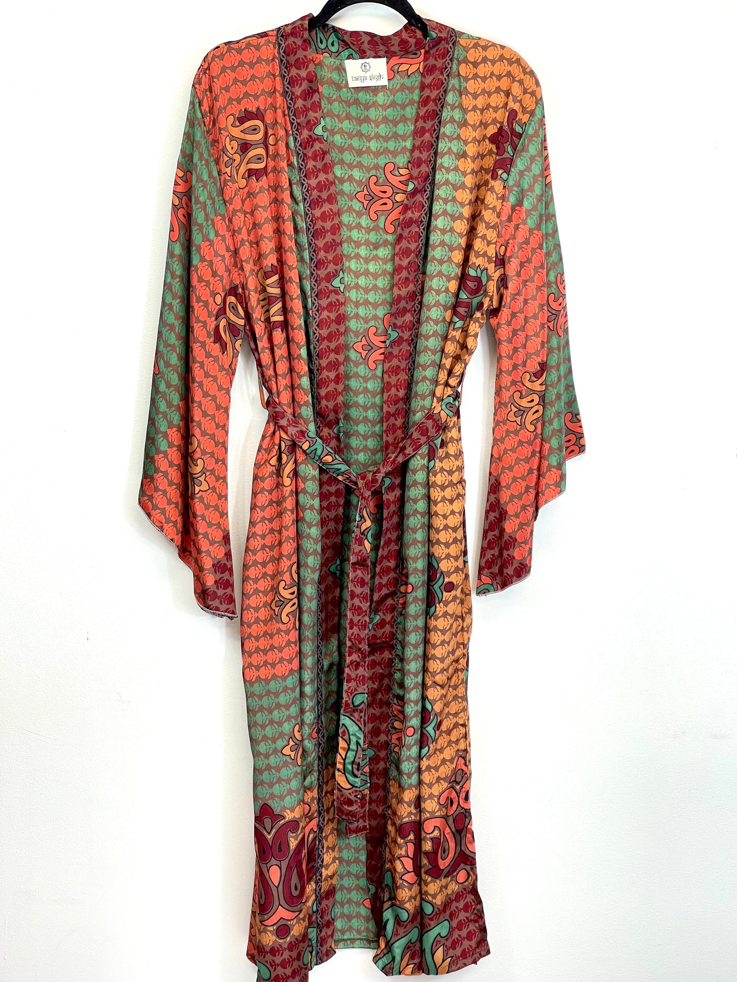 Vintage Sari Kimono Long