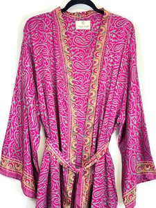 Vintage Sari Kimono Long