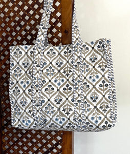 Blockprint Quilted Bag