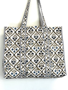 Blockprint Quilted Bag