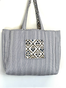 Blockprint Quilted Bag