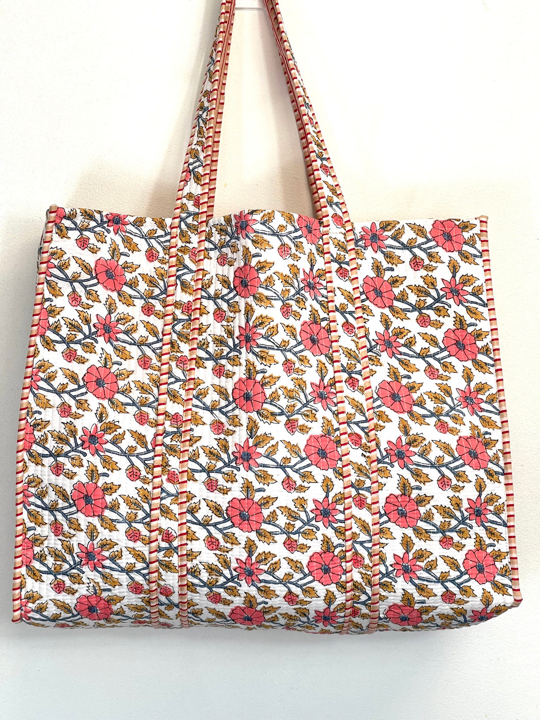 Blockprint Quilted Bag