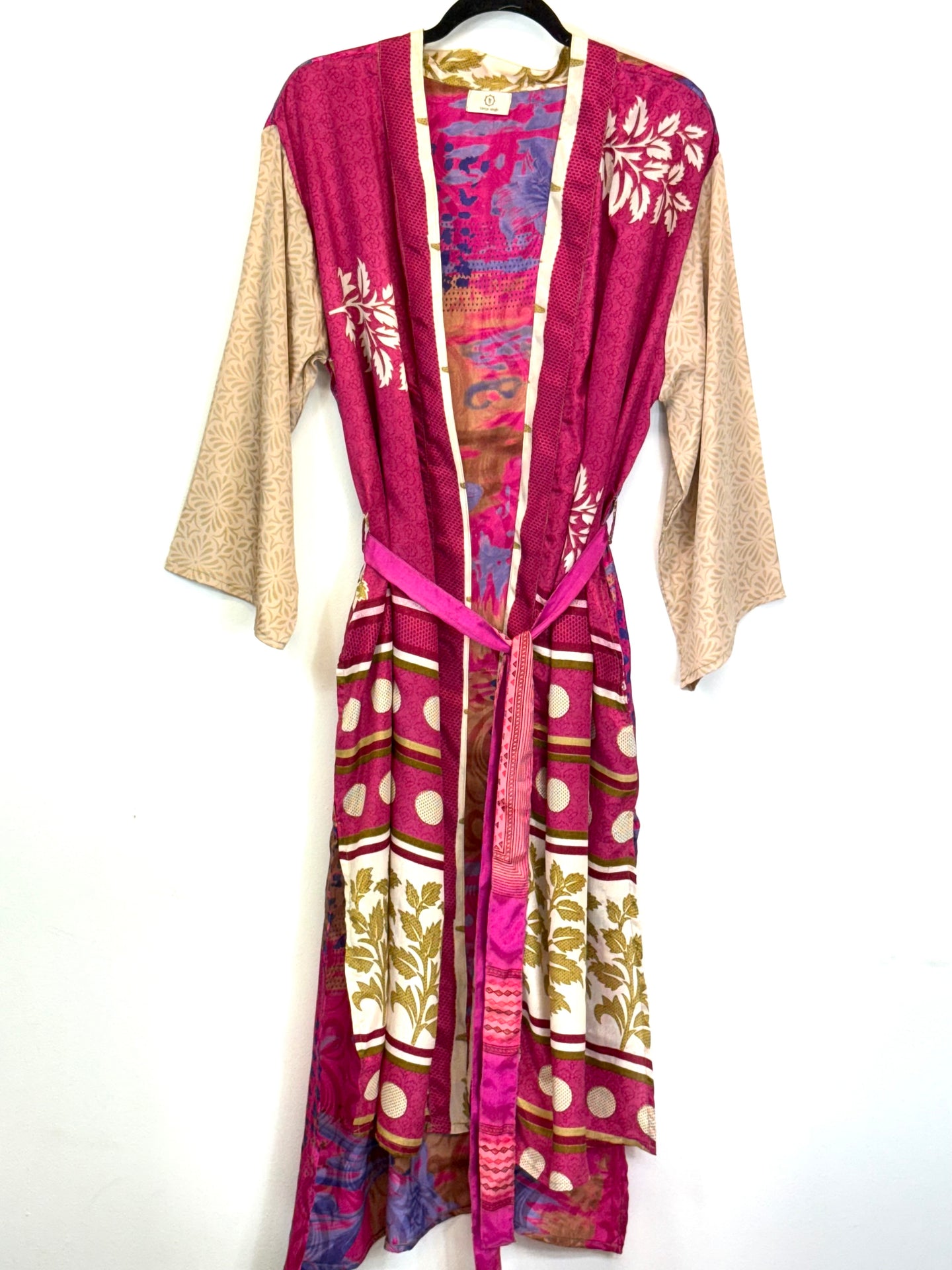 Vintage Sari Kimono Long