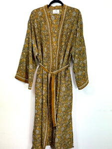 Vintage Sari Kimono Long