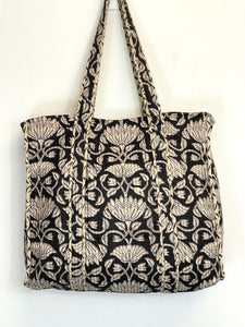 Blockprint Quilted Bag