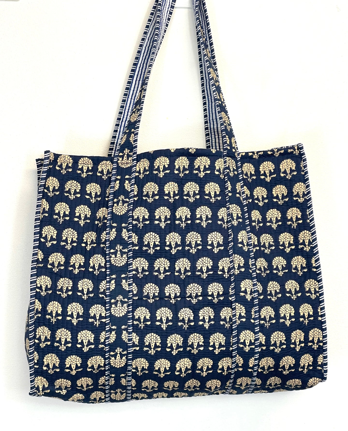Blockprint Quilted Bag