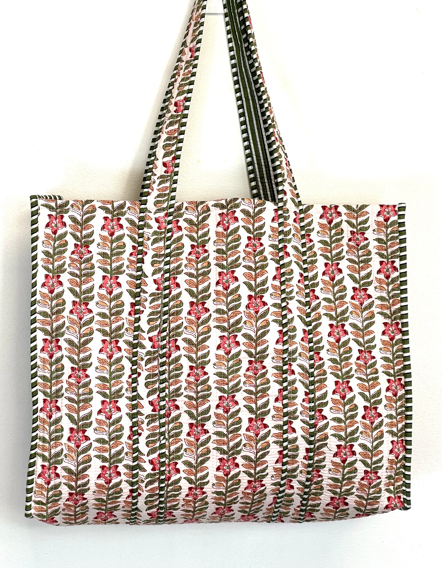 Blockprint Quilted Bag