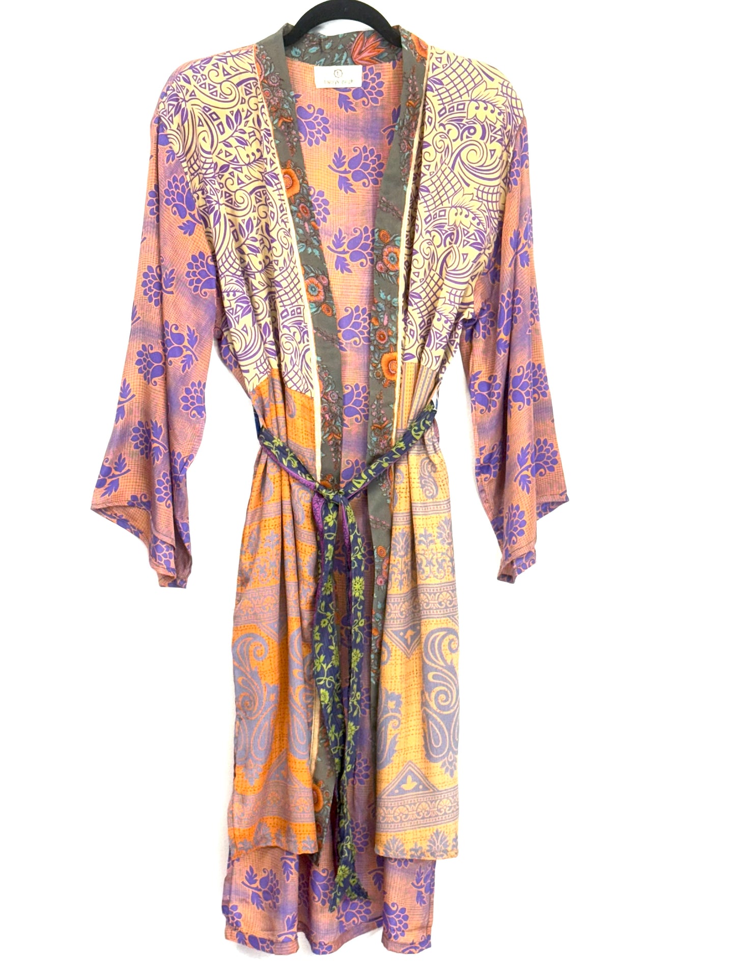 Vintage Sari Kimono Long