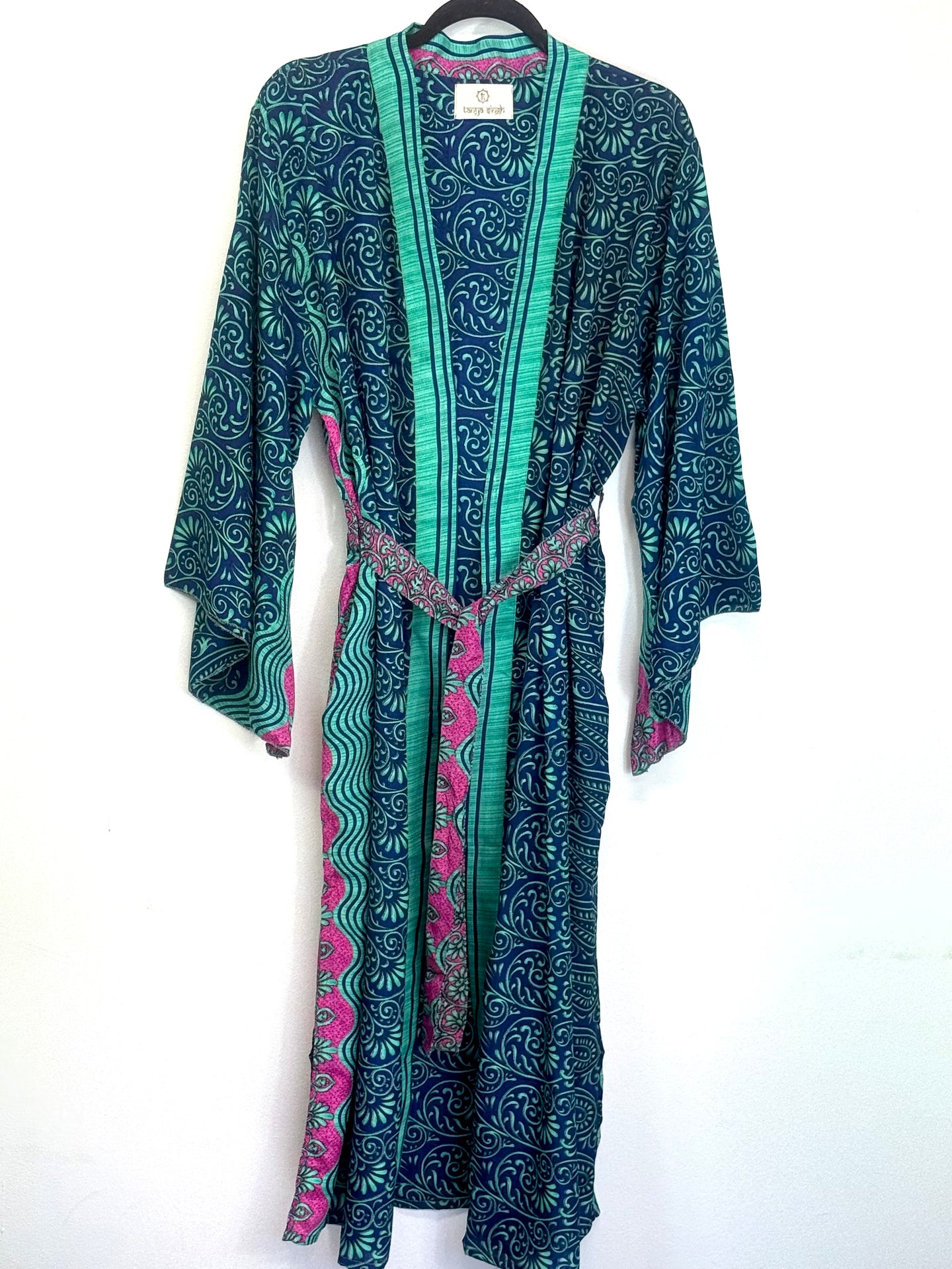 Vintage Sari Kimono Long