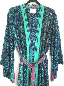Vintage Sari Kimono Long