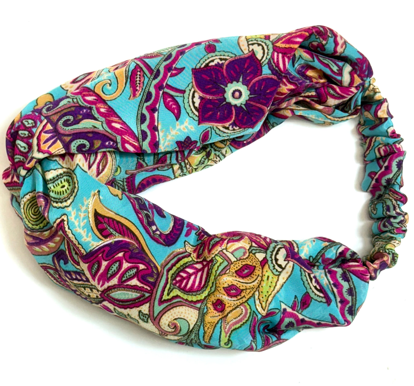 Silk sari Hair Band