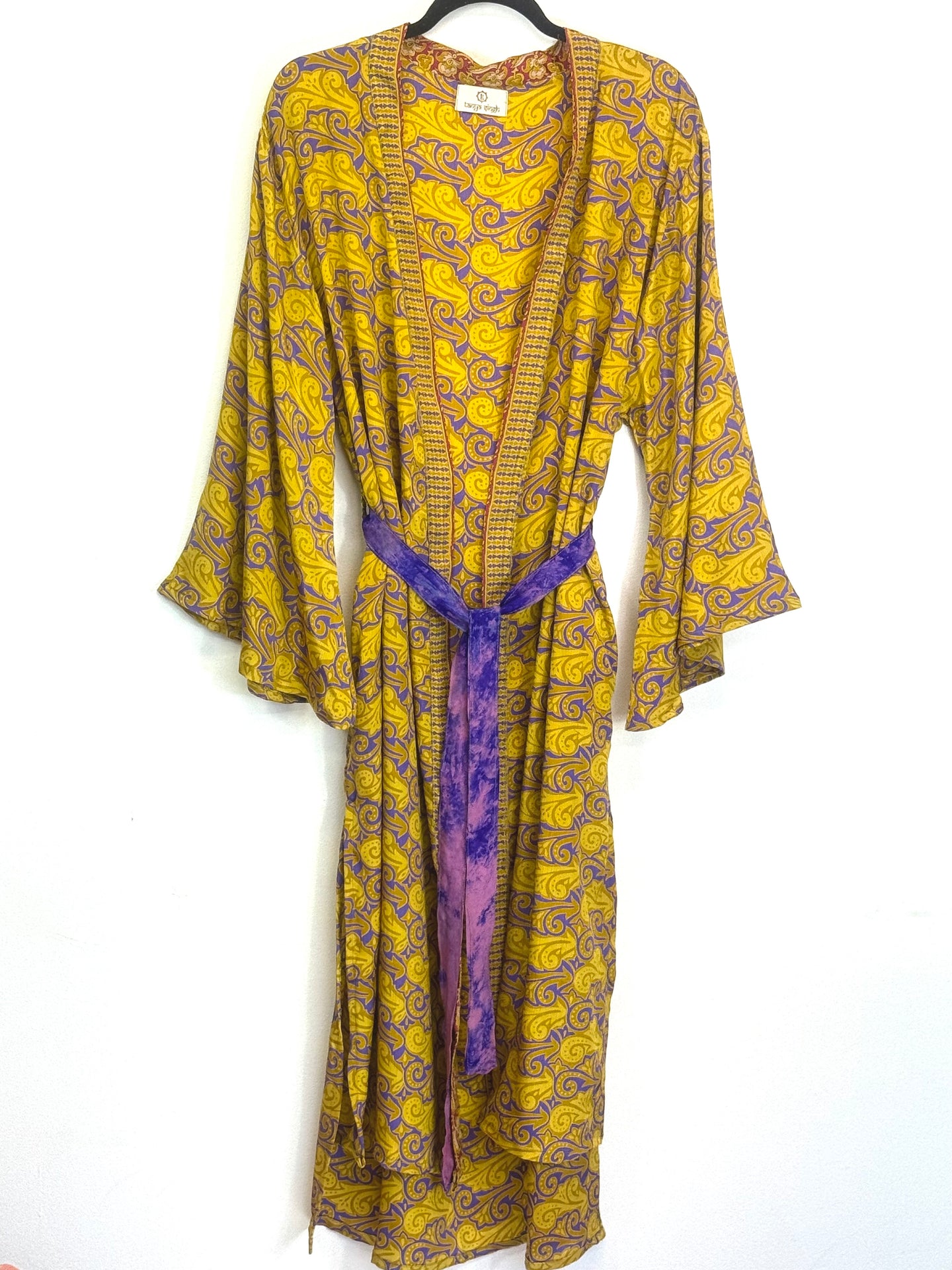 Vintage Sari Kimono Long