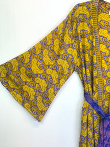 Vintage Sari Kimono Long