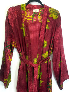 Vintage Sari Kimono Long