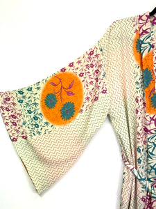 Vintage Sari Kimono Long