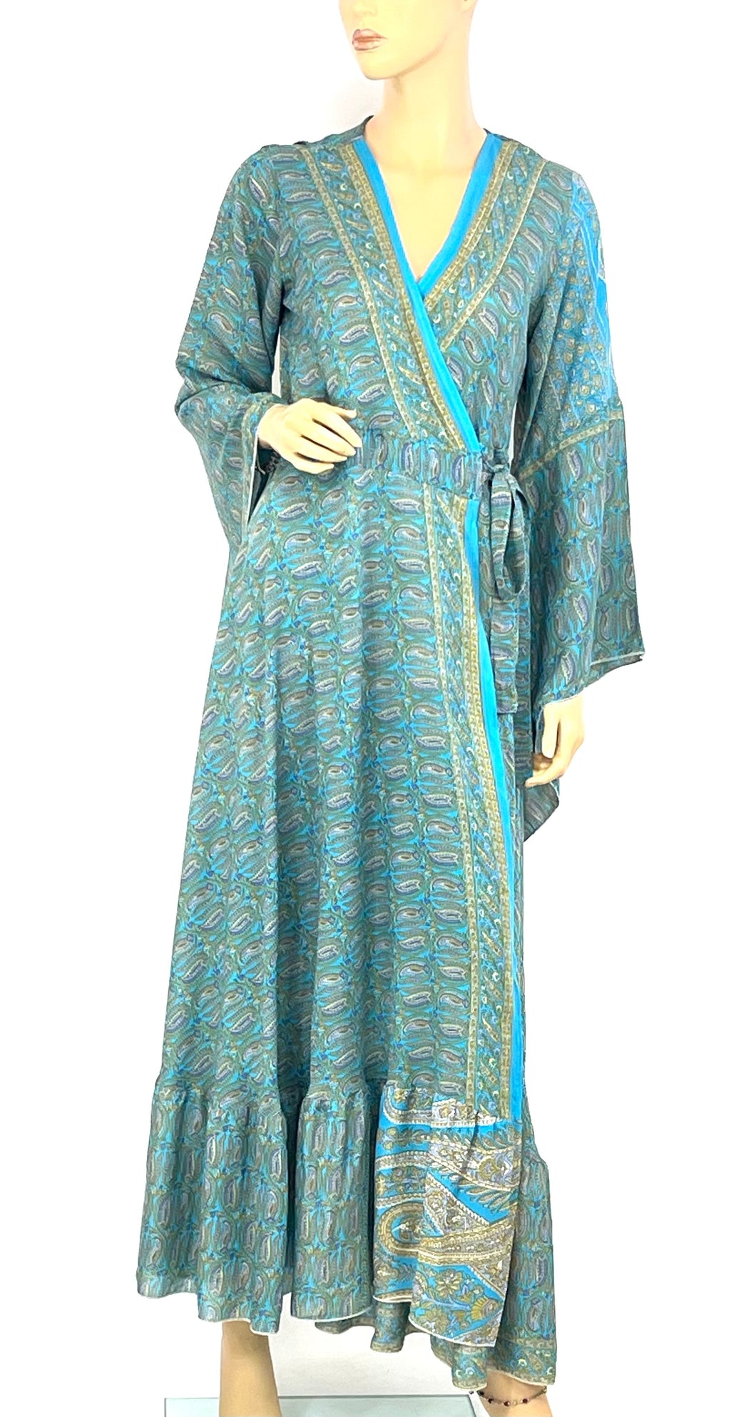 Sari Wrap Dress