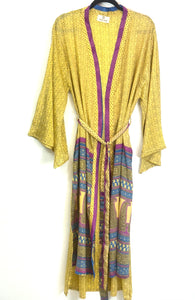Vintage Sari Kimono Long