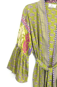 Vintage Sari Kimono Long