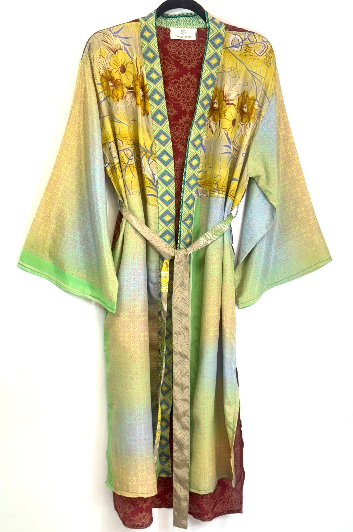 Vintage Sari Kimono Long