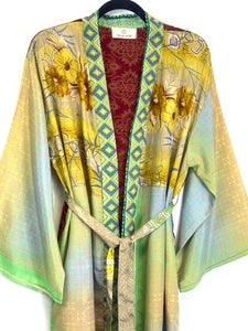 Vintage Sari Kimono Long