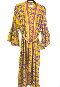 Vintage Sari Kimono Long