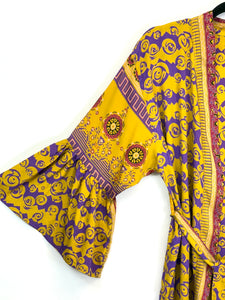 Vintage Sari Kimono Long