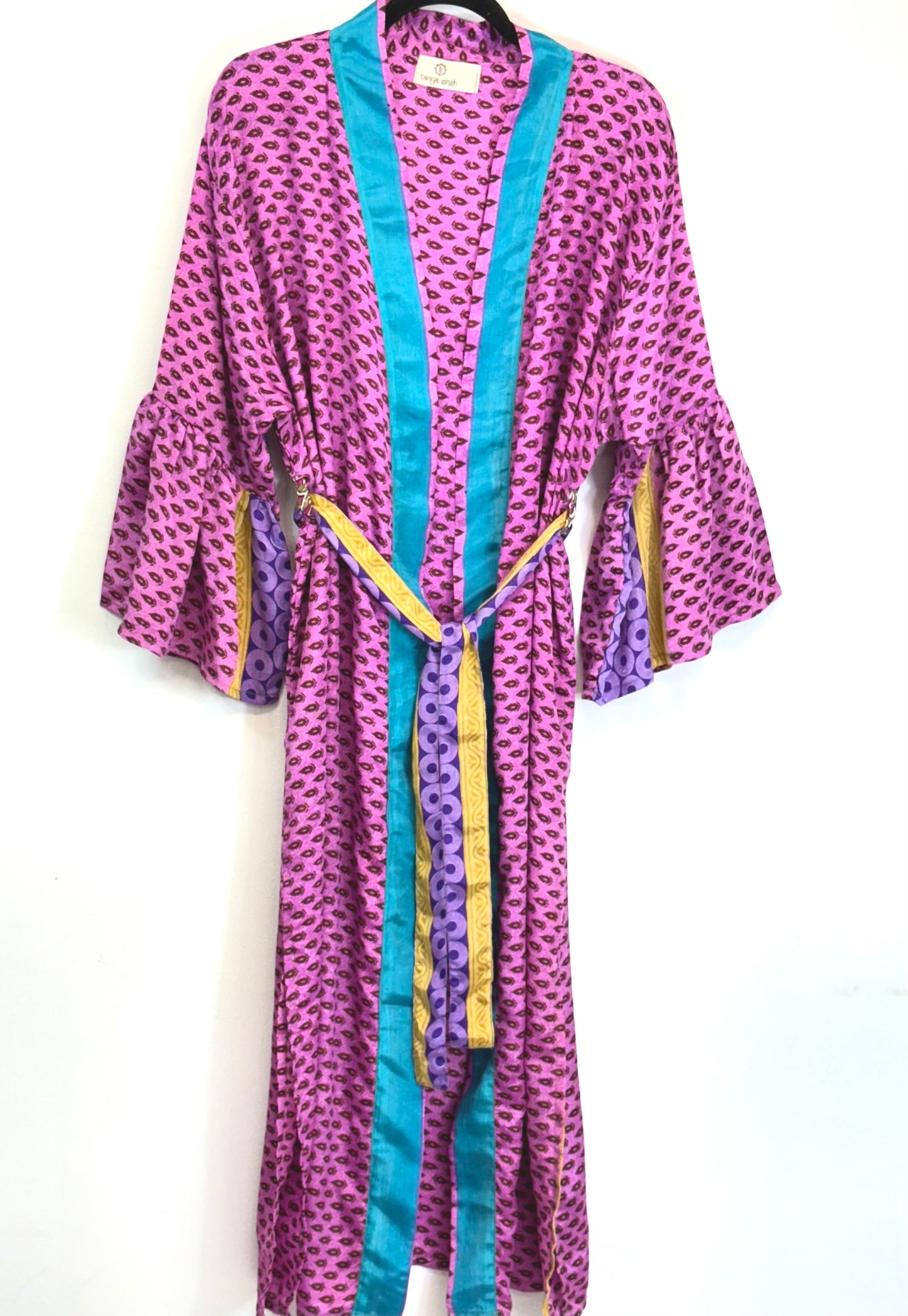 Vintage Sari Kimono Long